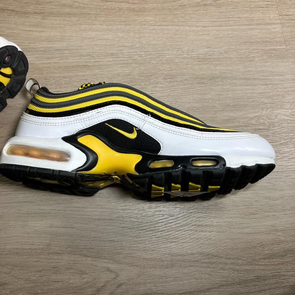 NIKE AIR MAX PLUS / 97 AIR MAX 97 "FREQUENCY PACK" YELLOW SZ 9.5 - Picture 8 of 13